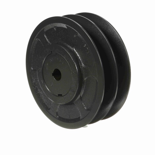 2 Groove Cast Iron Finish Bore Fhp Variable Pitch Sheave, 2VP71X3/4